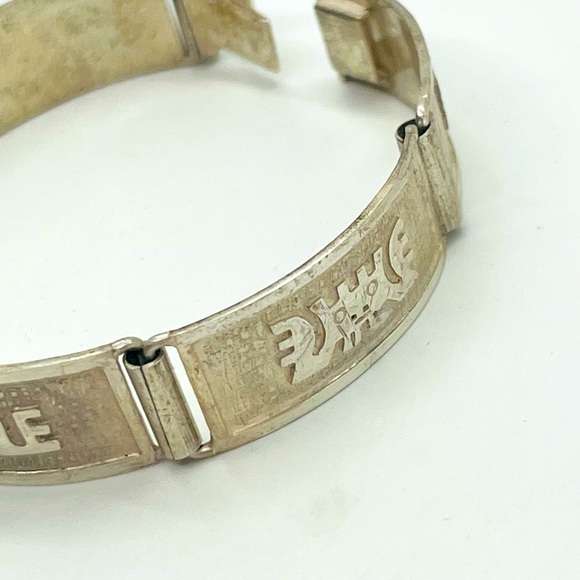 Ecuador Sterling silver story teller bracelet - Picture 4 of 8